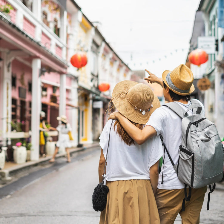 Couple travel tees