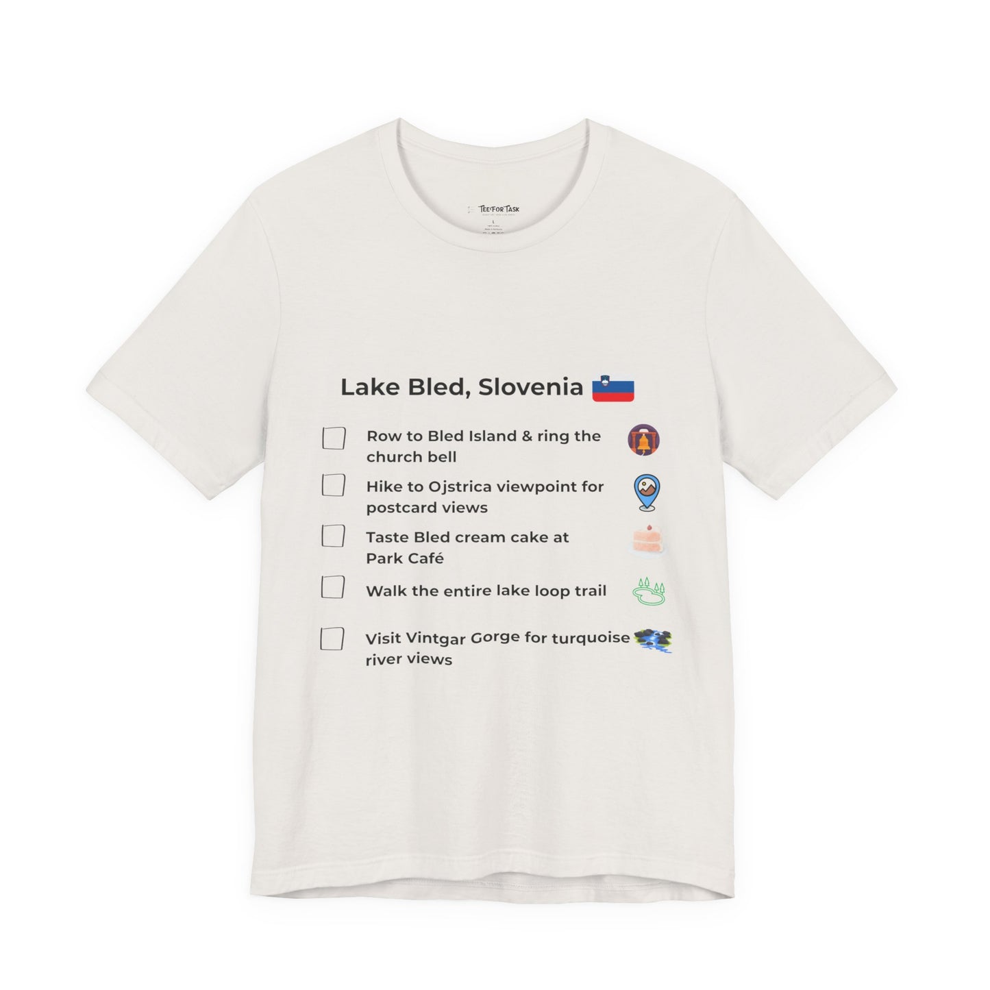 Slovenia Lake Bled Adventure Tee