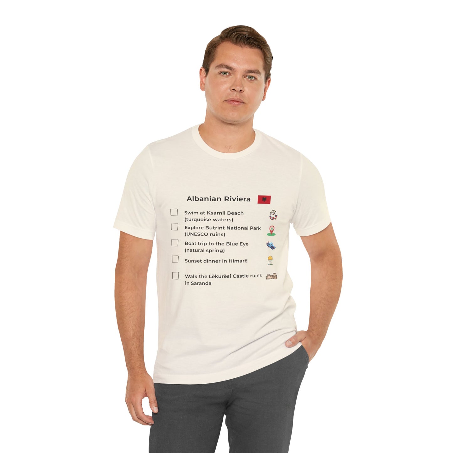 Albanian Riviera Travel Checklist T-Shirt