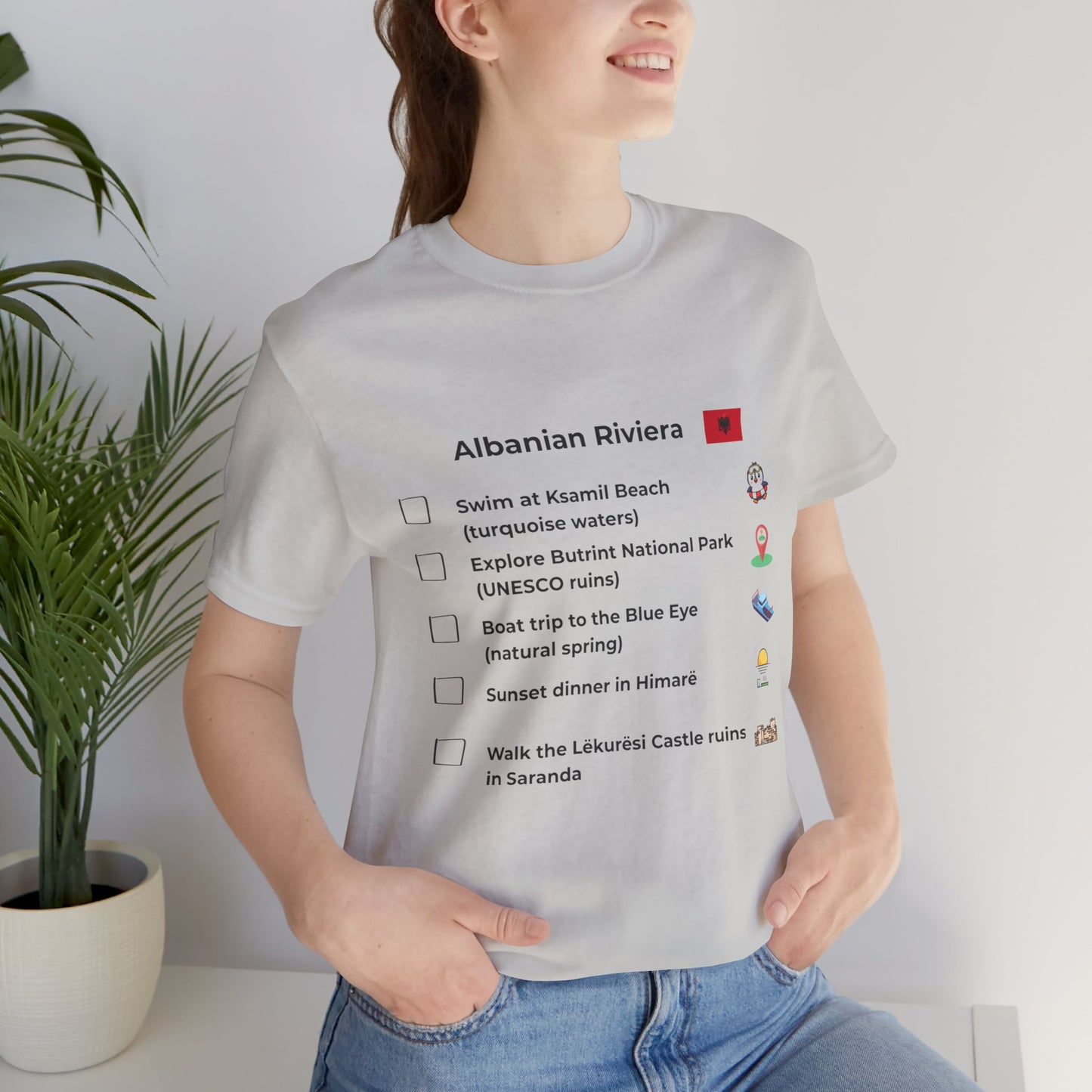 Albanian Riviera Travel Checklist T-Shirt