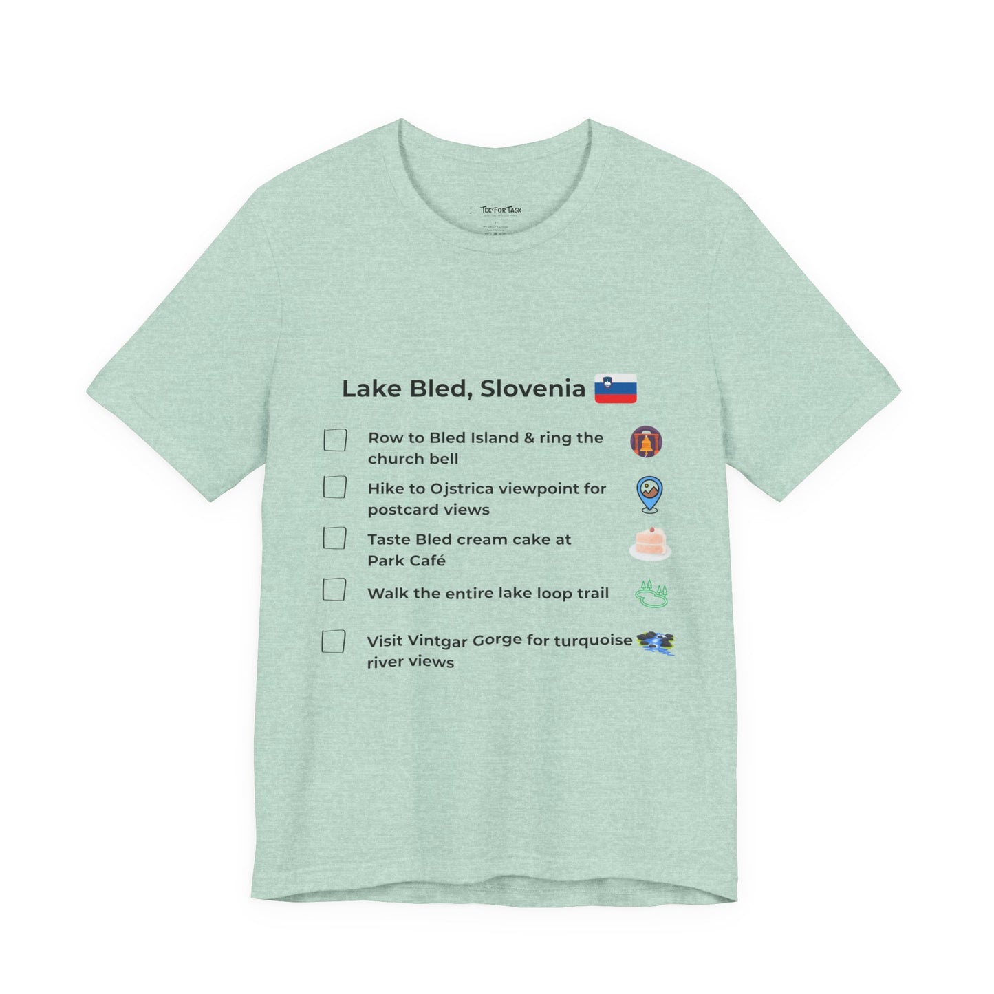 Slovenia Lake Bled Adventure Tee