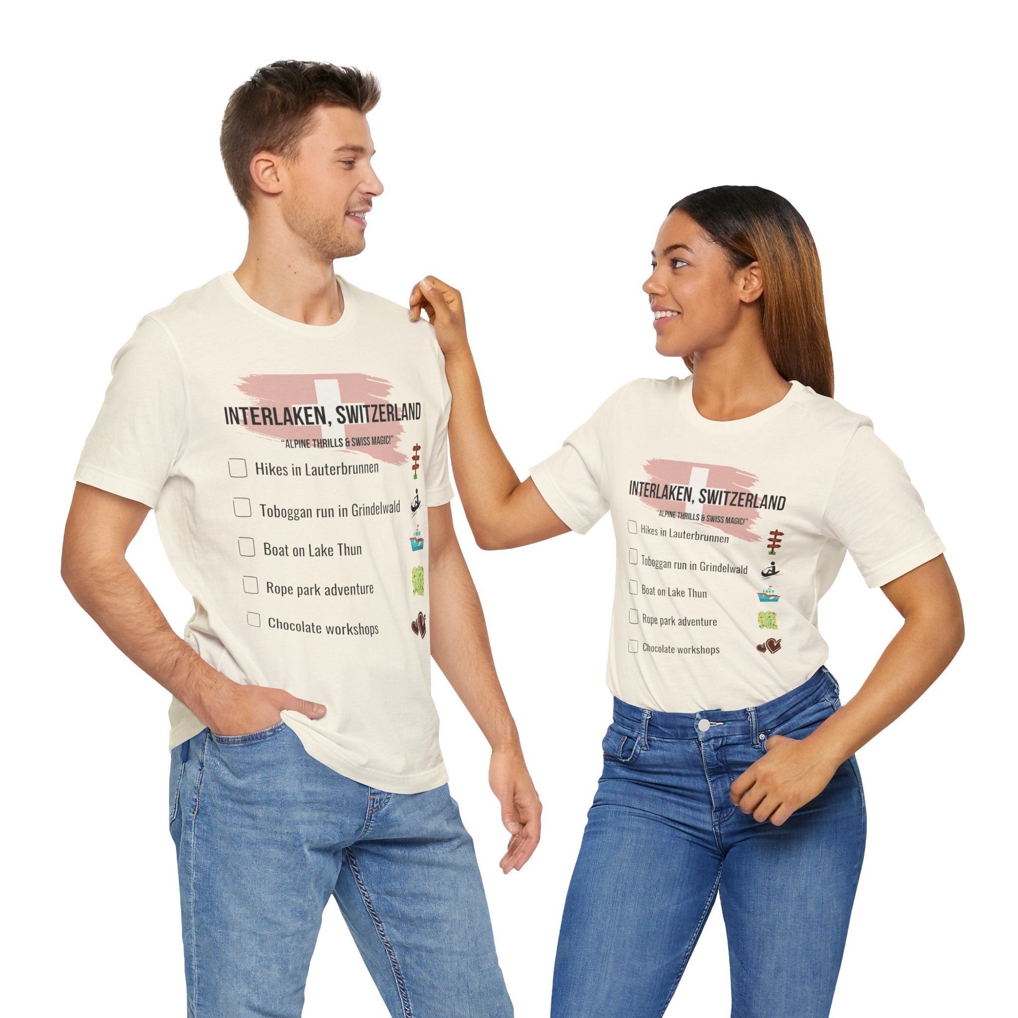 Switzerland Interlaken Adventure List Tee