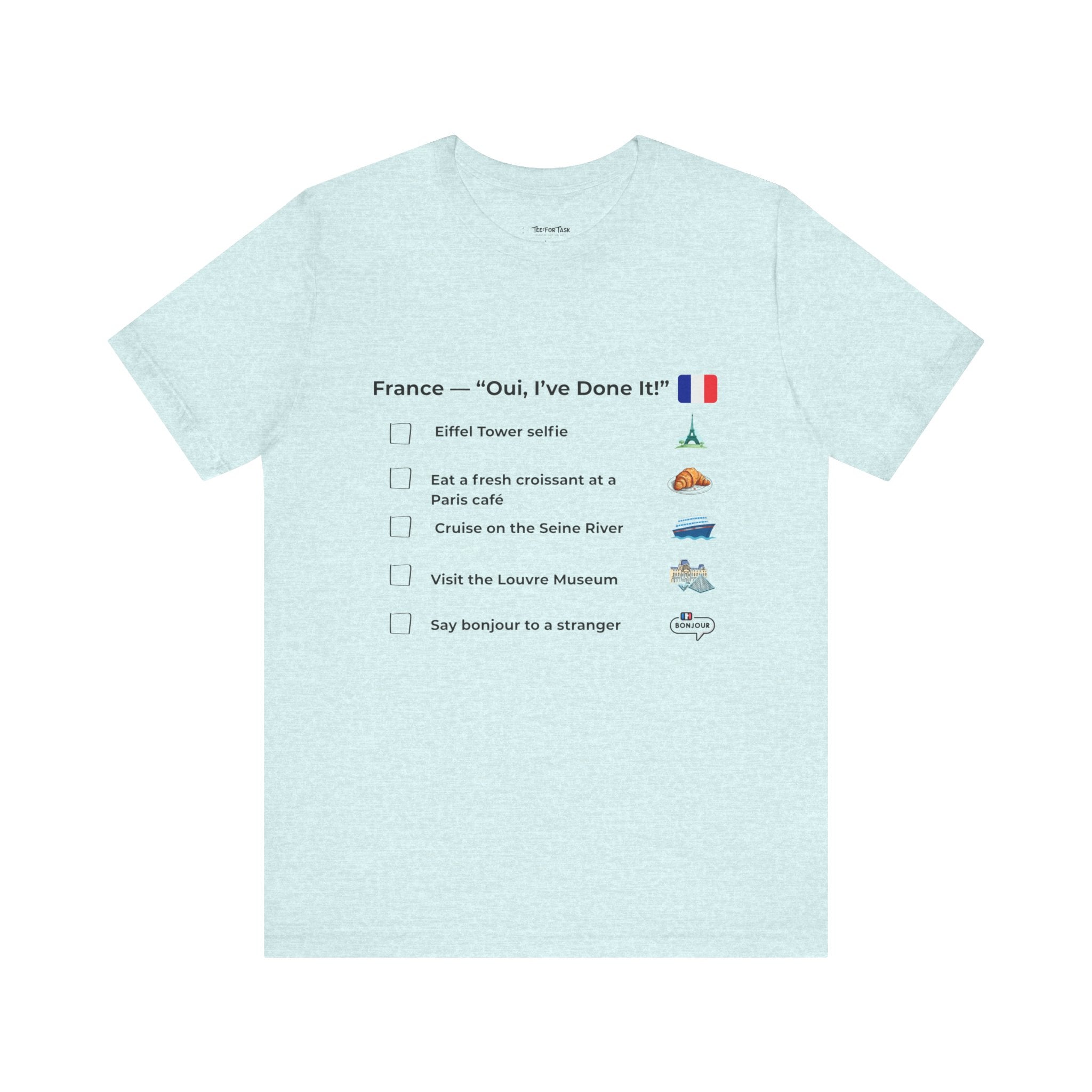 France Travel Checklist T-Shirt