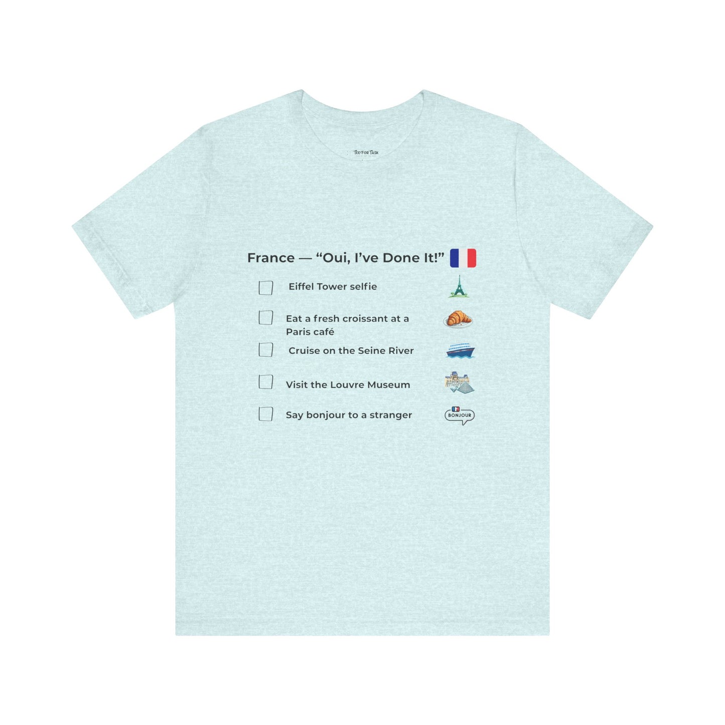France Travel Checklist T-Shirt