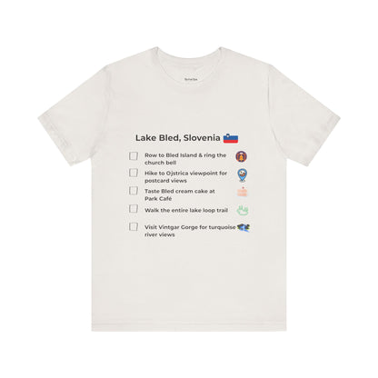 Slovenia Lake Bled Adventure Tee