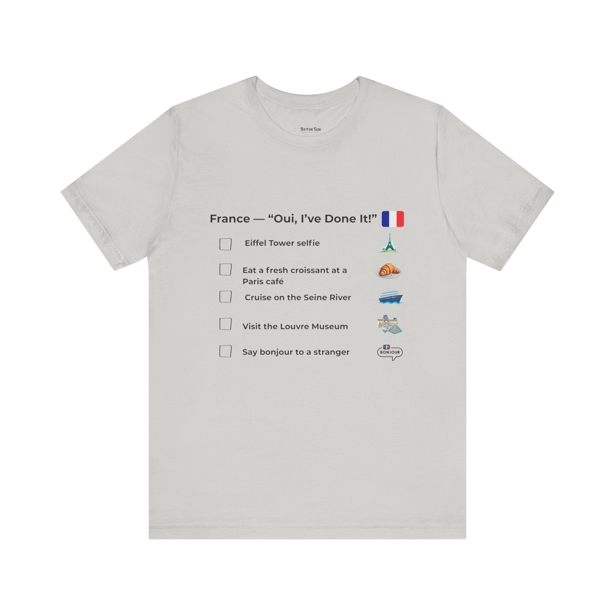 France Travel Checklist T-Shirt