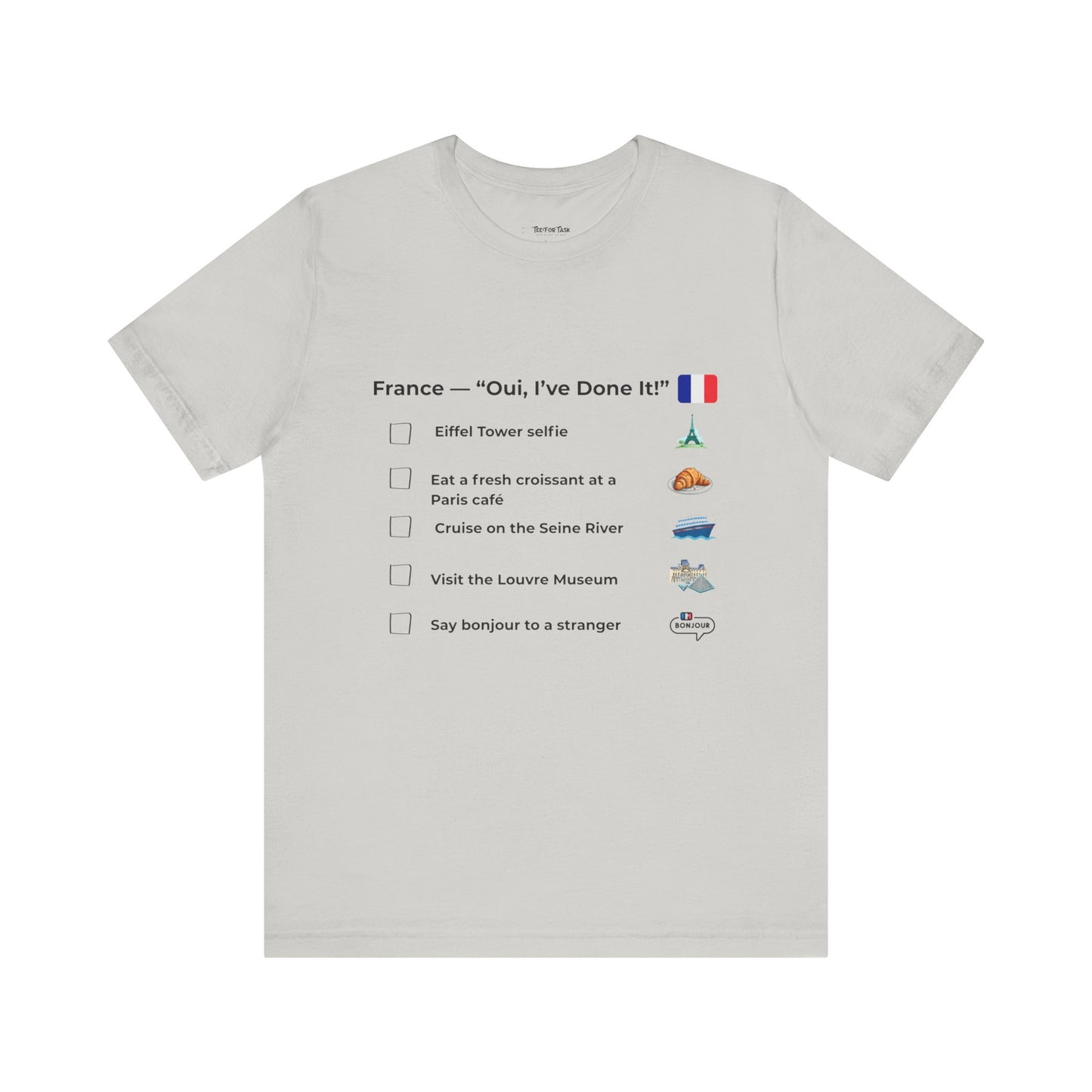 France Travel Checklist T-Shirt