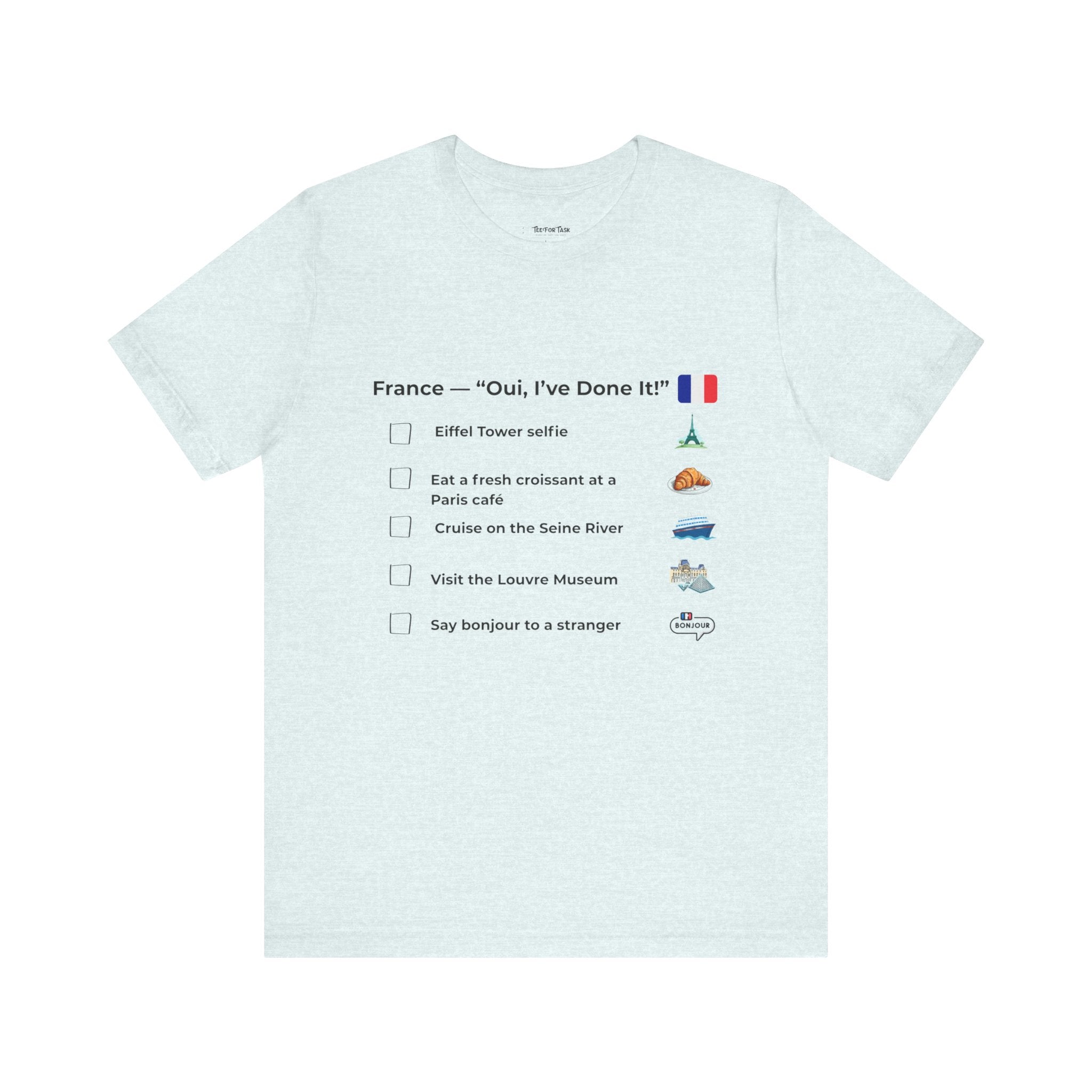 France Travel Checklist T-Shirt