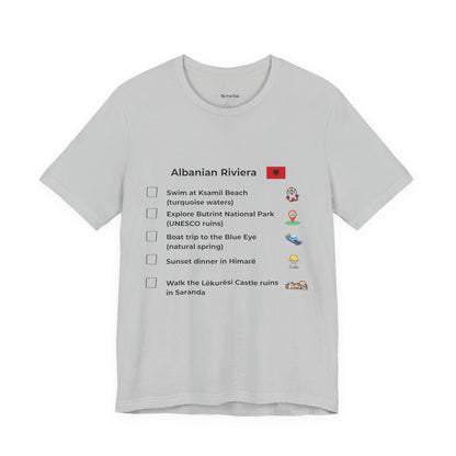 Albanian Riviera Travel Checklist T-Shirt