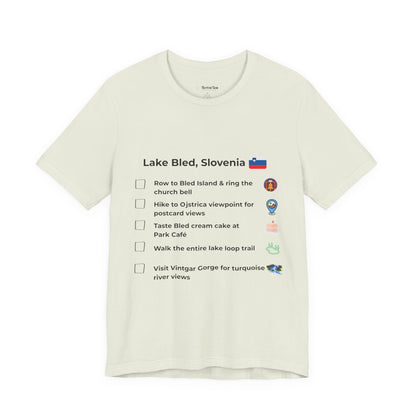 Slovenia Lake Bled Adventure Tee