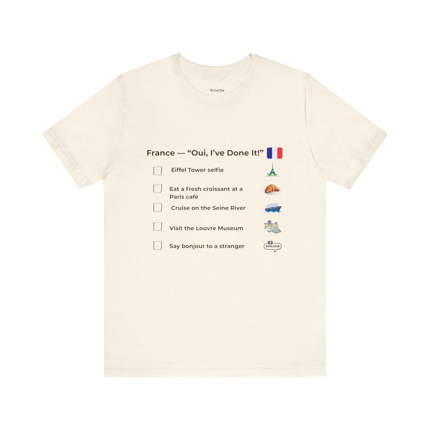 France Travel Checklist T-Shirt