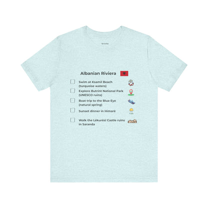 Albanian Riviera Travel Checklist T-Shirt