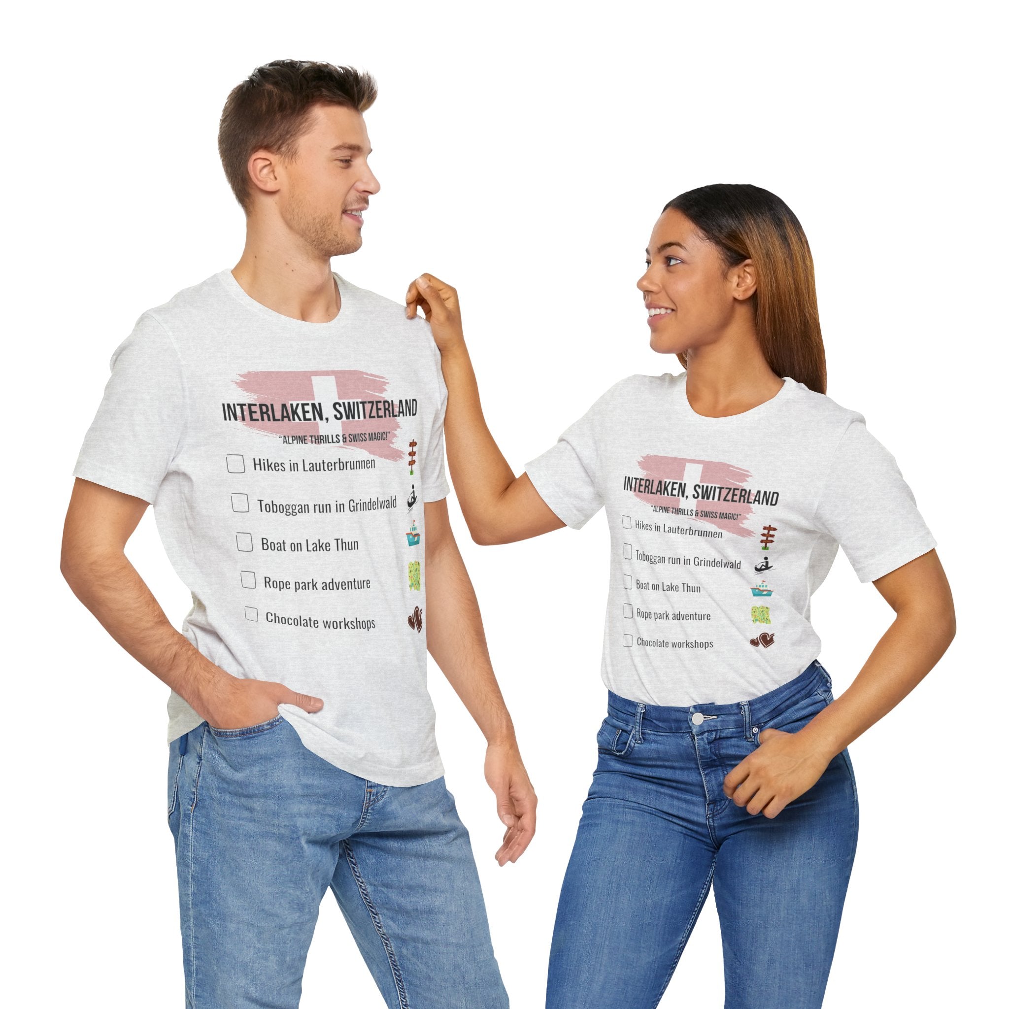 Switzerland Interlaken Adventure List Tee