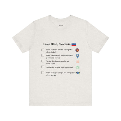 Slovenia Lake Bled Adventure Tee