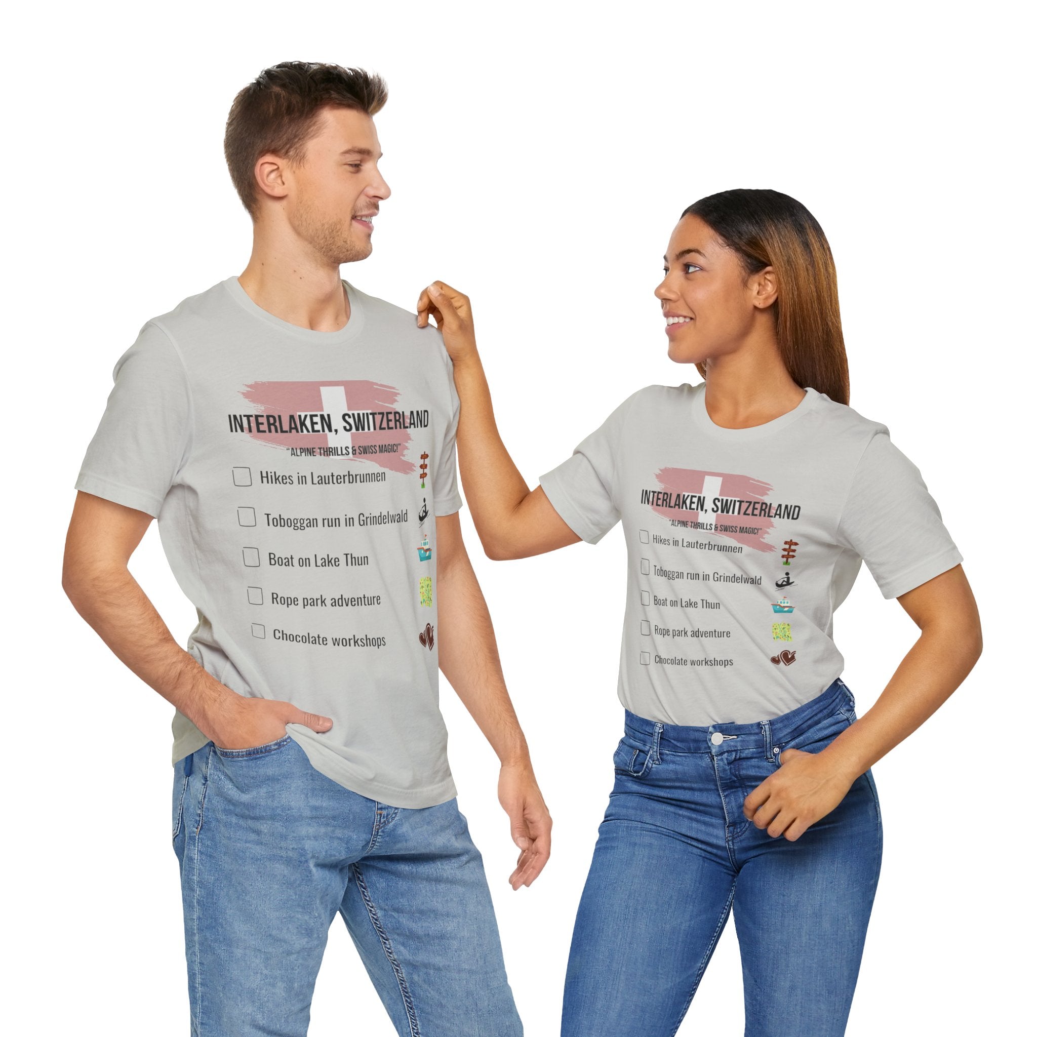 Switzerland Interlaken Adventure List Tee