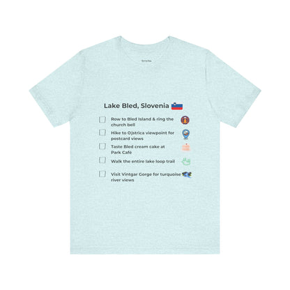 Slovenia Lake Bled Adventure Tee