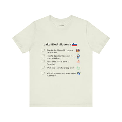 Slovenia Lake Bled Adventure Tee