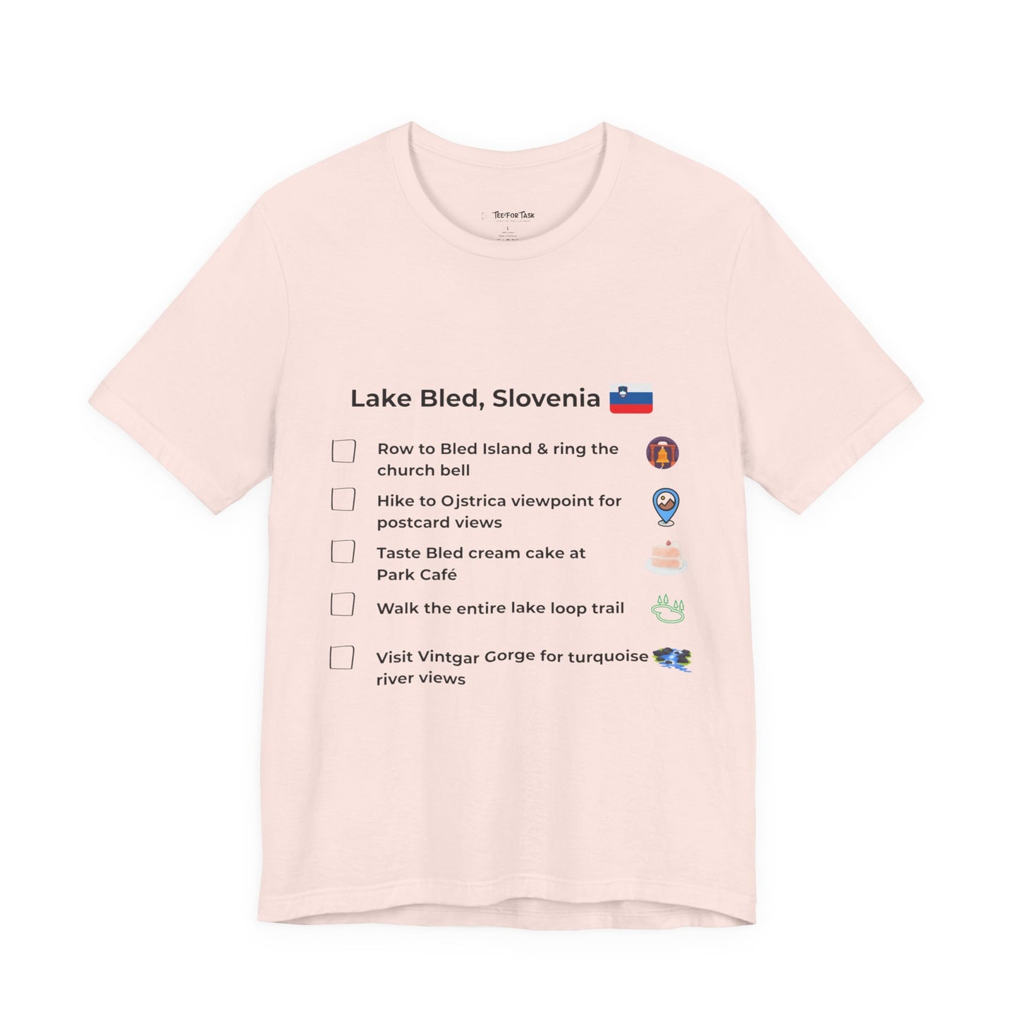 Slovenia Lake Bled Adventure Tee