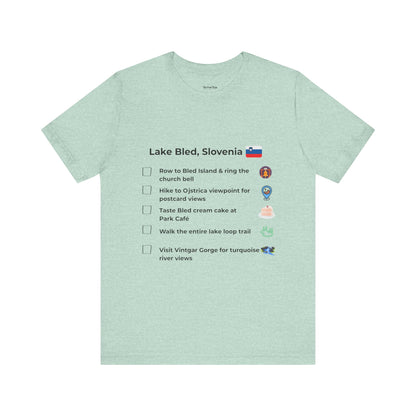 Slovenia Lake Bled Adventure Tee