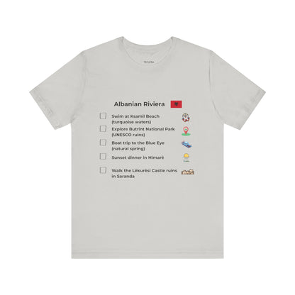 Albanian Riviera Travel Checklist T-Shirt