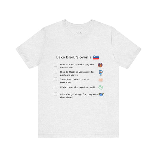 Slovenia Lake Bled Adventure Tee