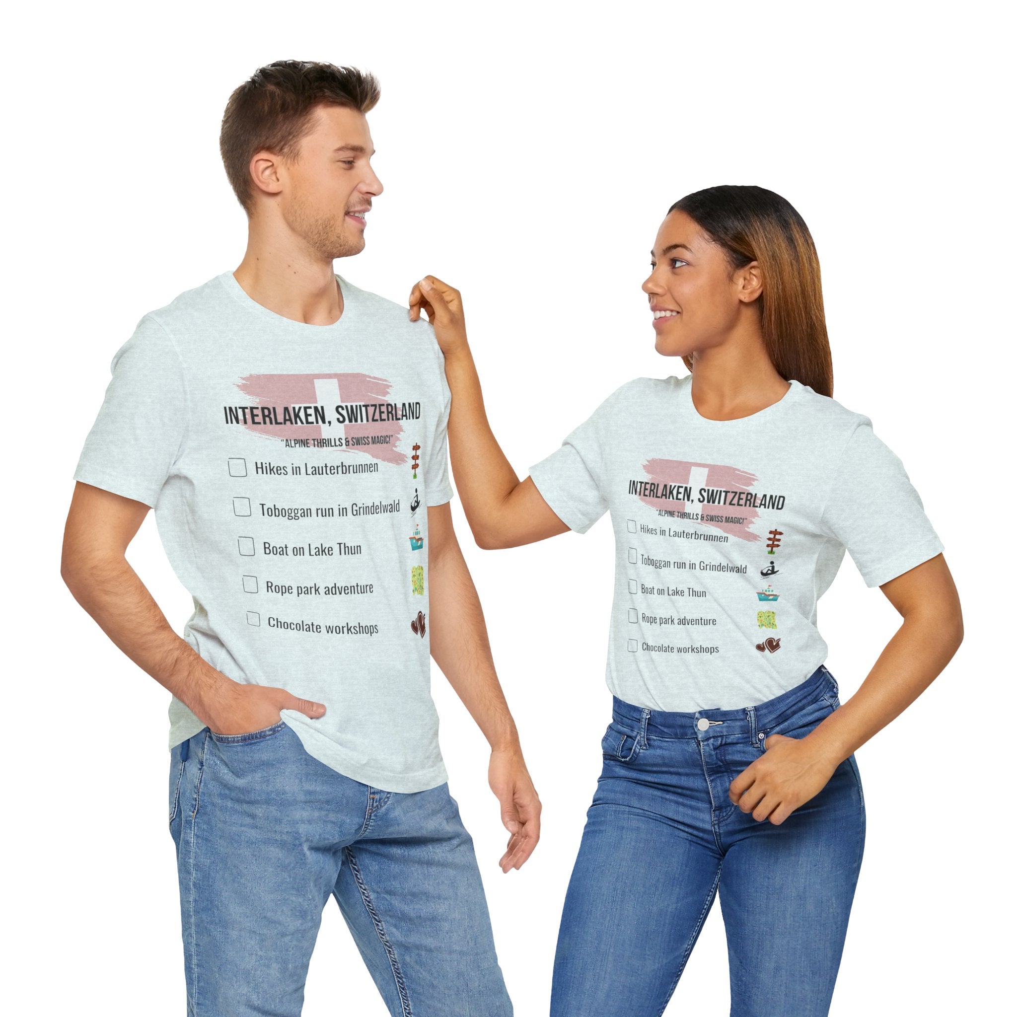 Switzerland Interlaken Adventure List Tee