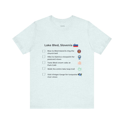 Slovenia Lake Bled Adventure Tee