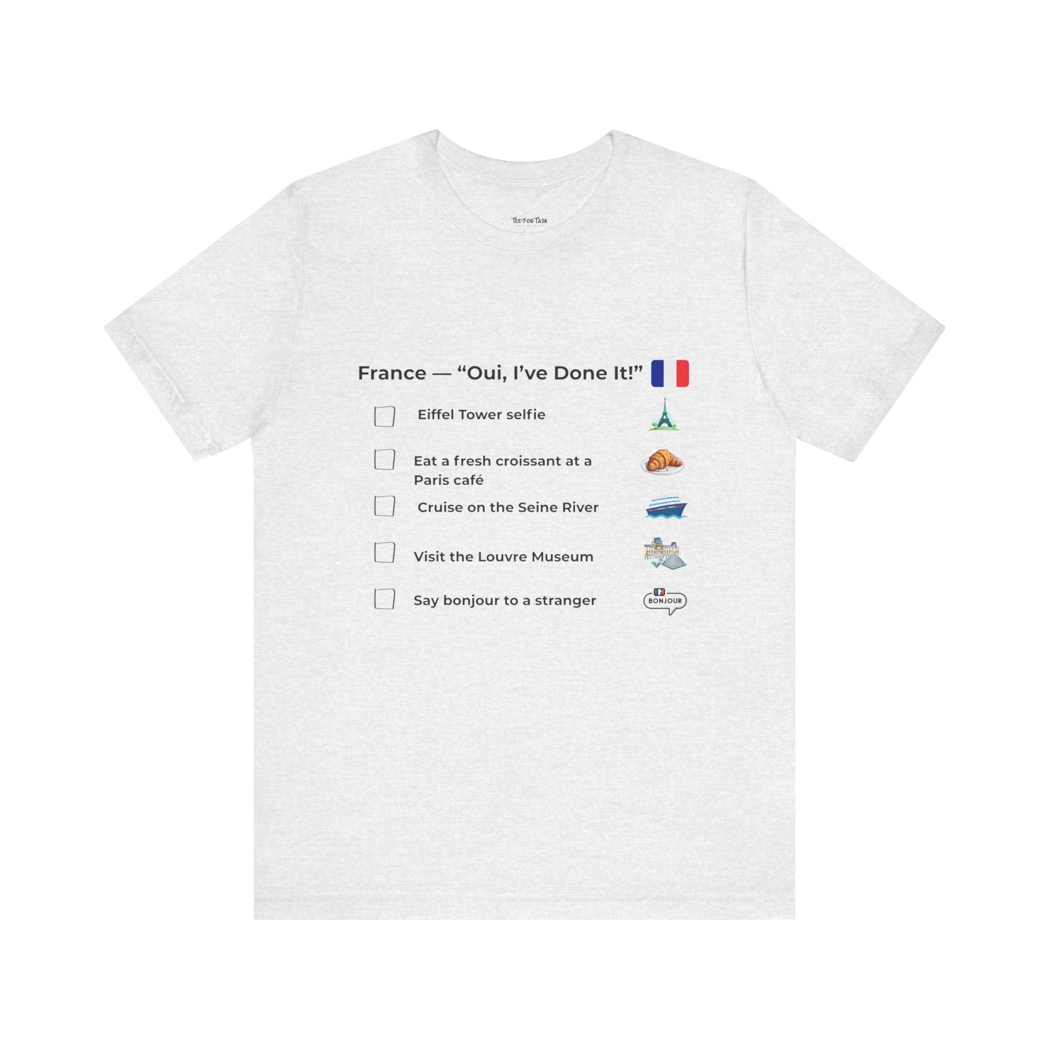 France Travel Checklist T-Shirt