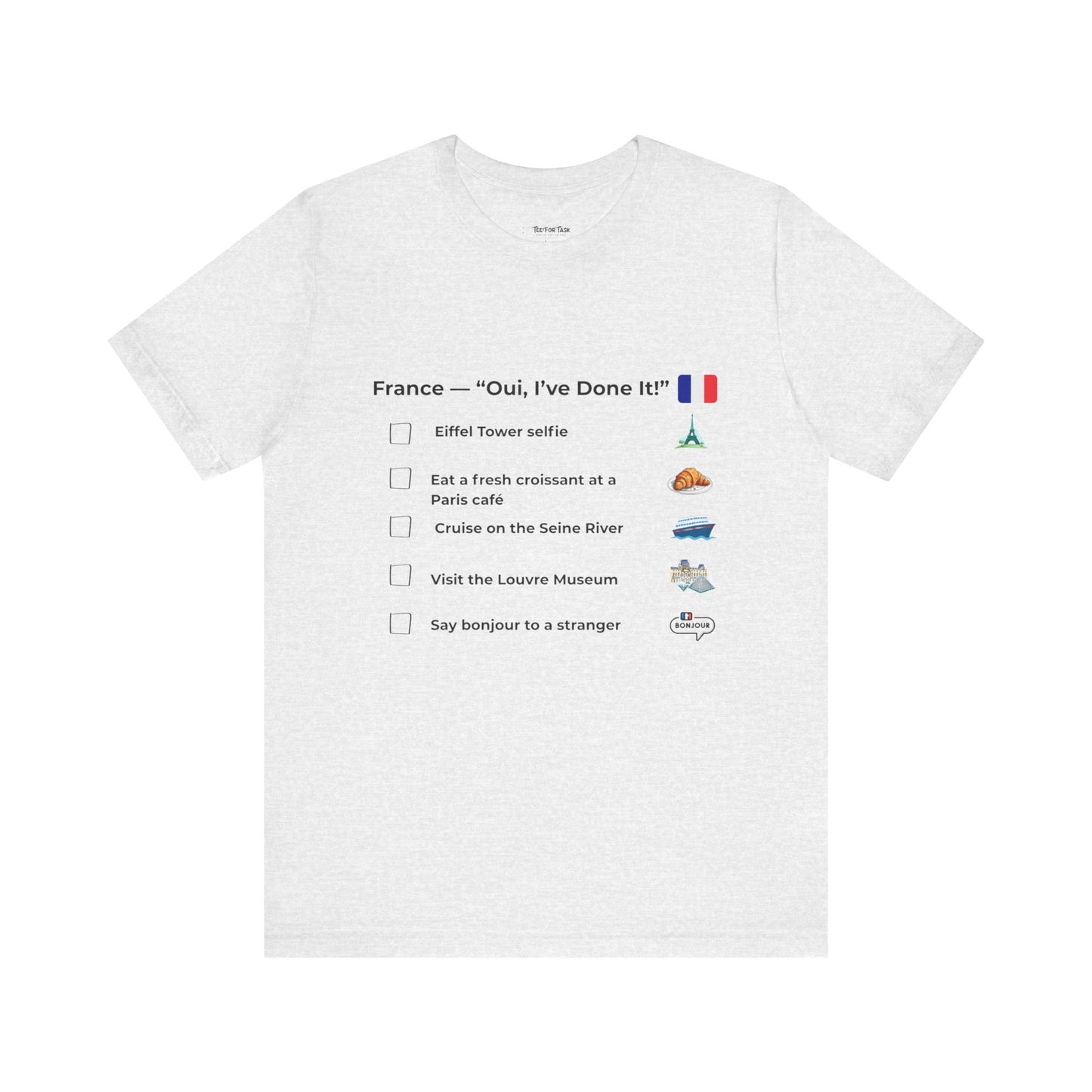 France Travel Checklist T-Shirt