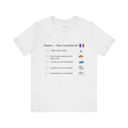 France Travel Checklist T-Shirt