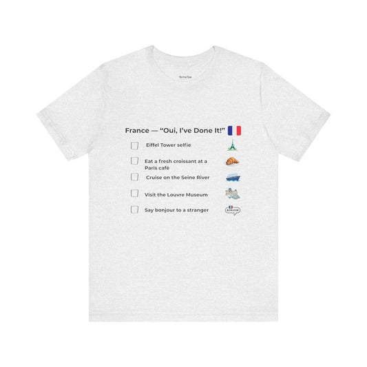 France Travel Checklist T-Shirt