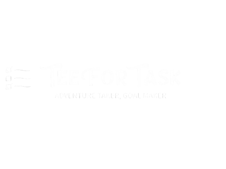 Teefortask advanture taker Goal maker travel t-shirts